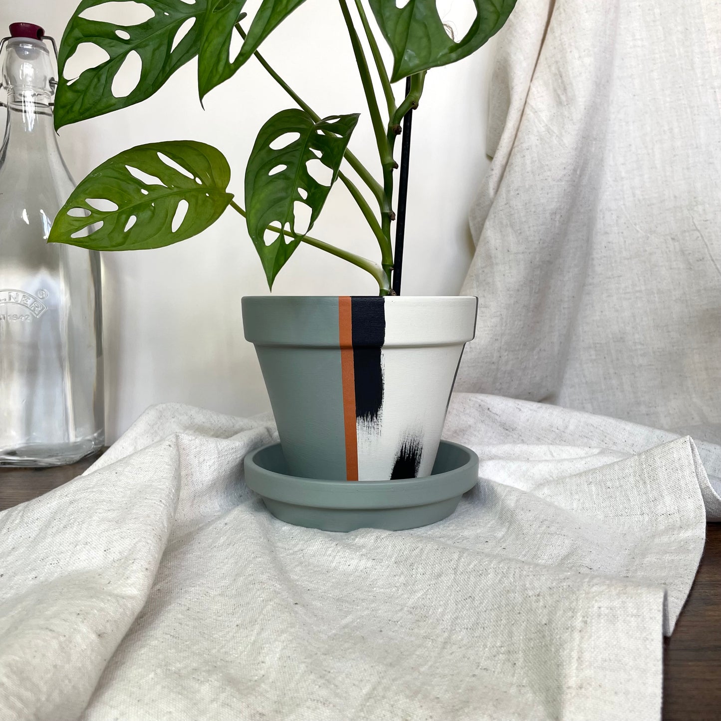 Betty - Hand Painted Plant Pot