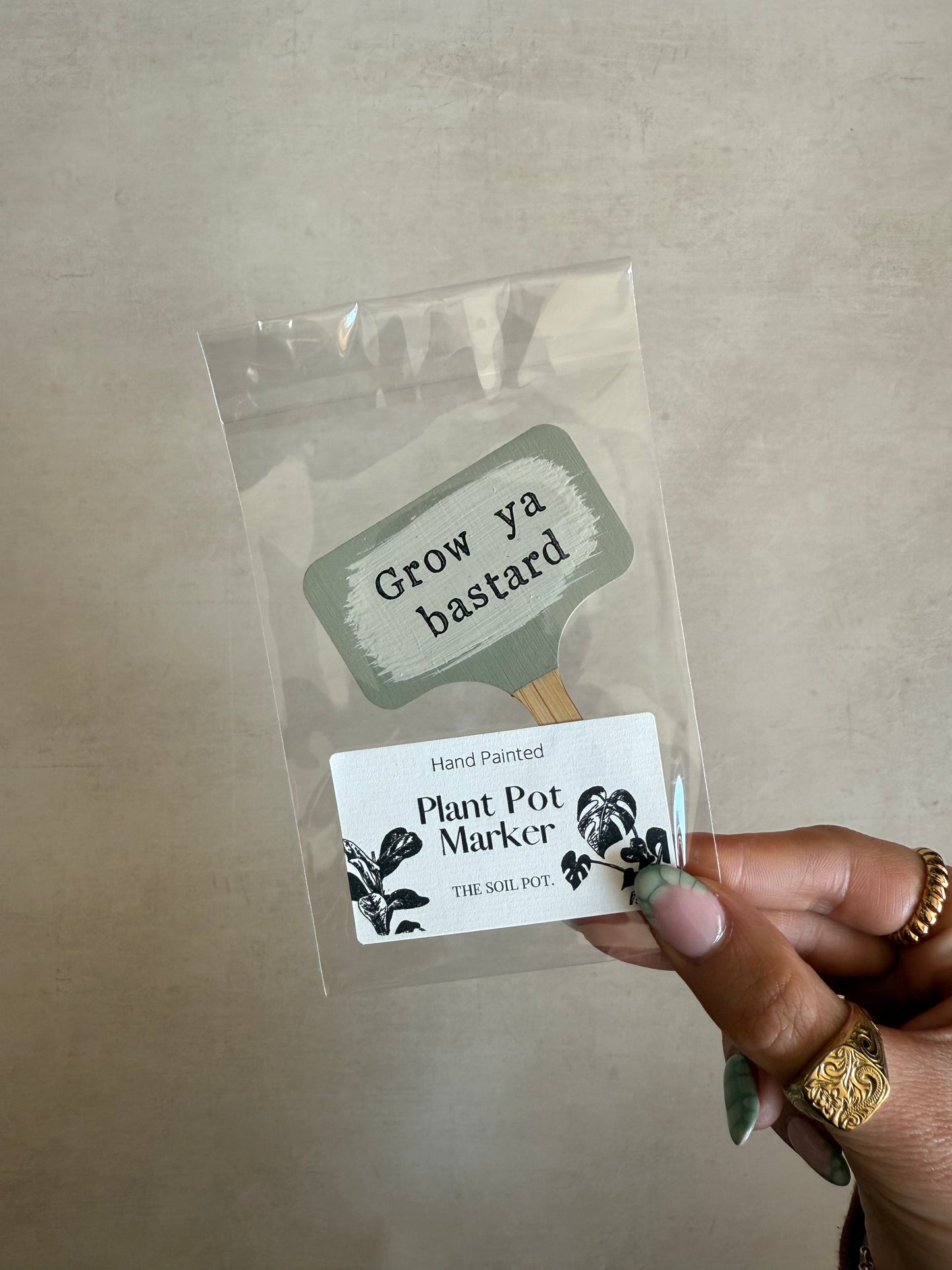 Hand Painted Plant Markers