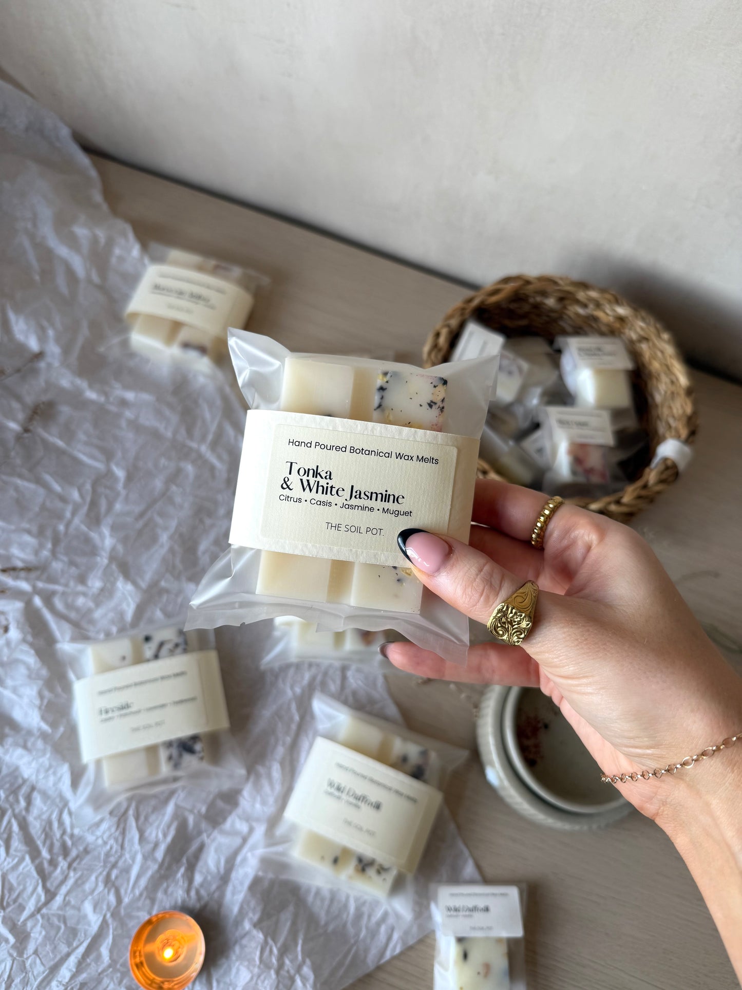 Botanical Wax Melt Samples & Snap Bars, Vegan Friendly Home Fragrance