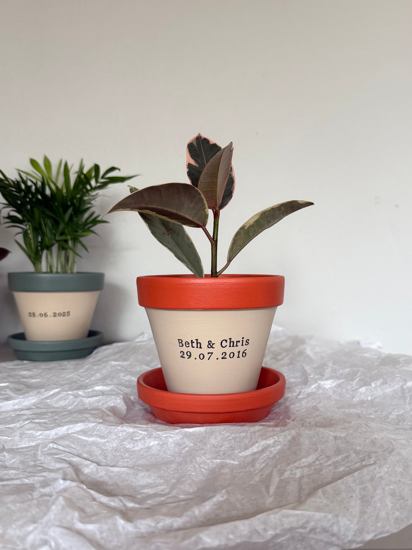 Personalised Anniversary Plant Pot