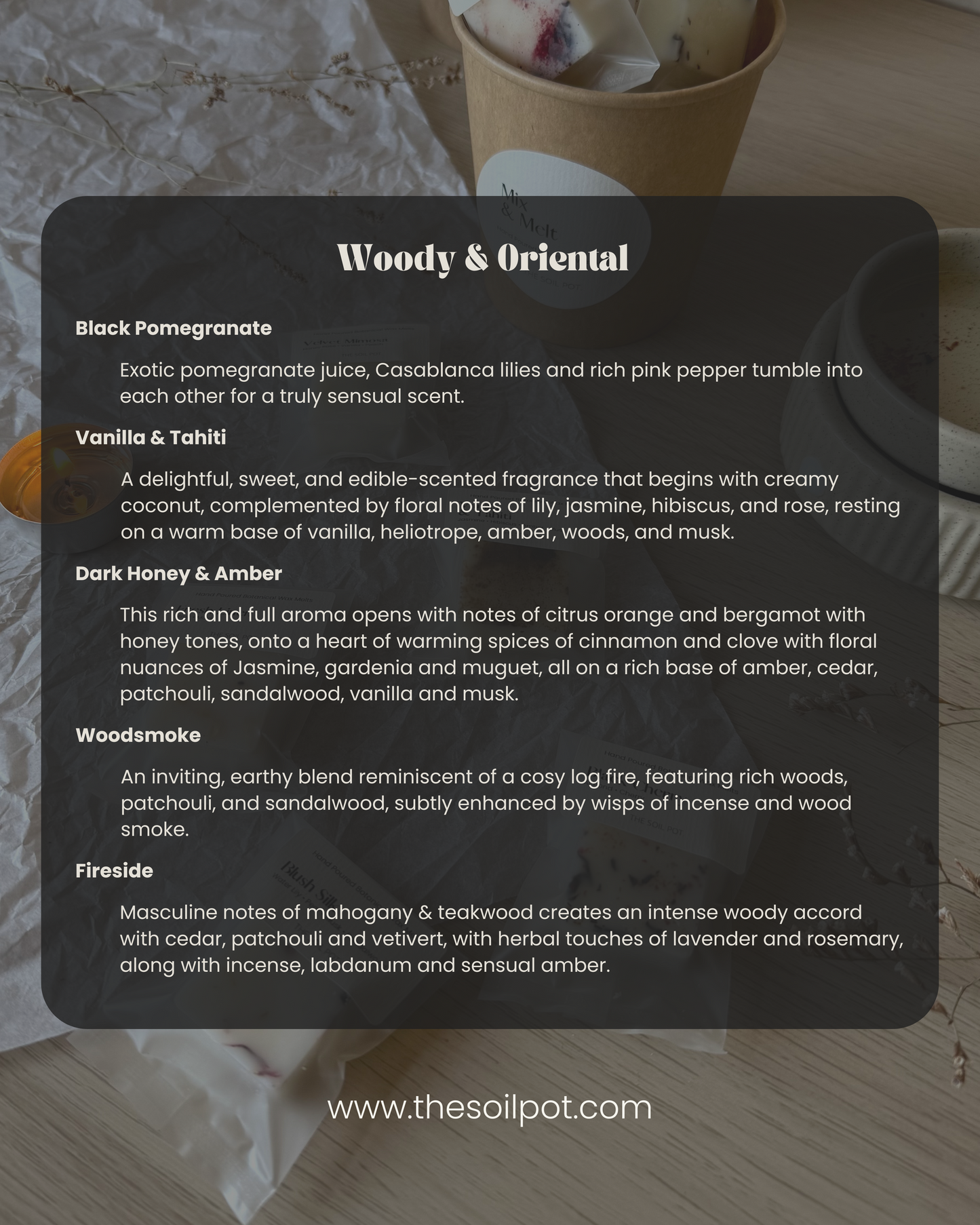 Botanical Wax Melt Samples & Snap Bars, Vegan Friendly Home Fragrance