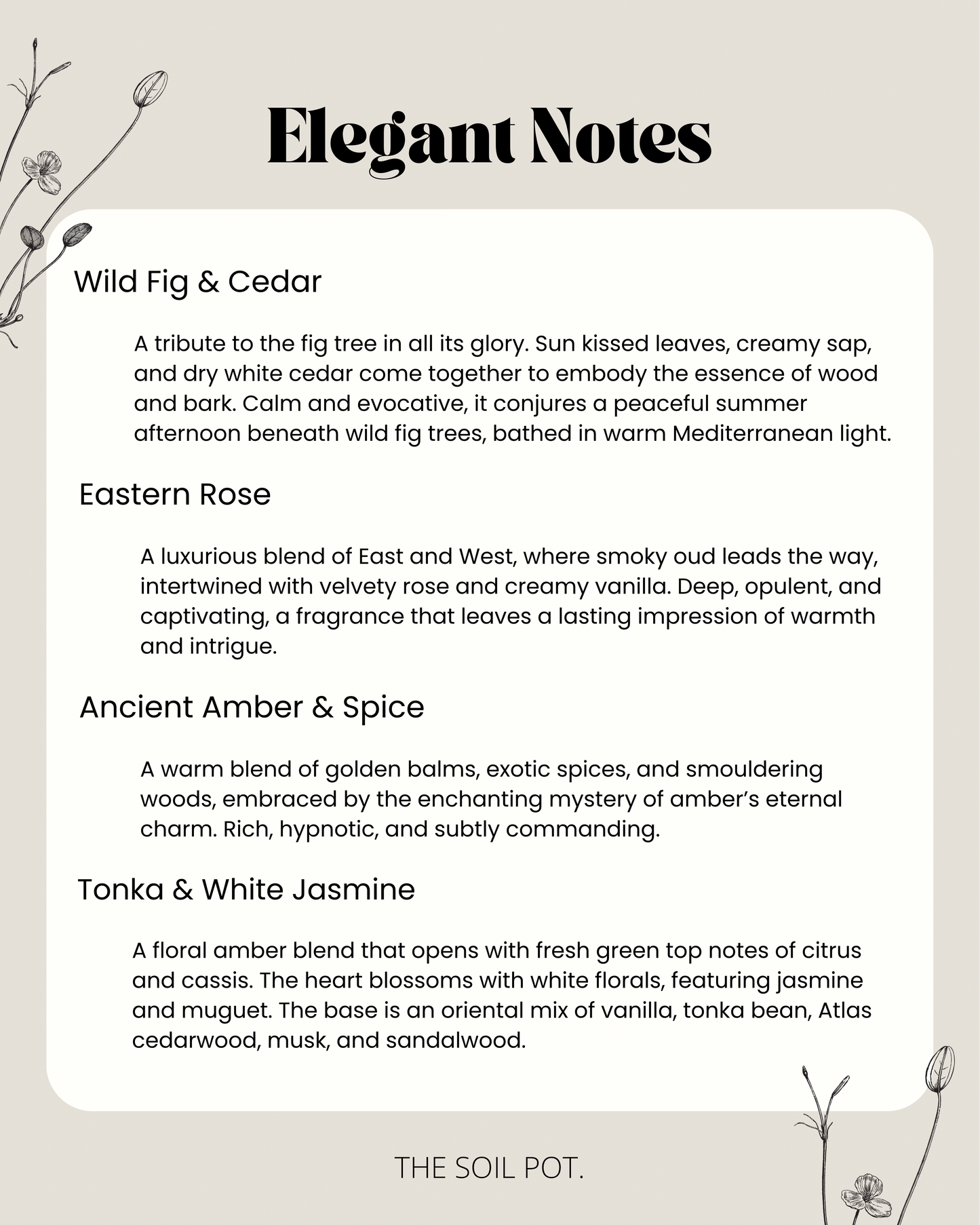 Elegant Notes - Wax Melt Selection Box