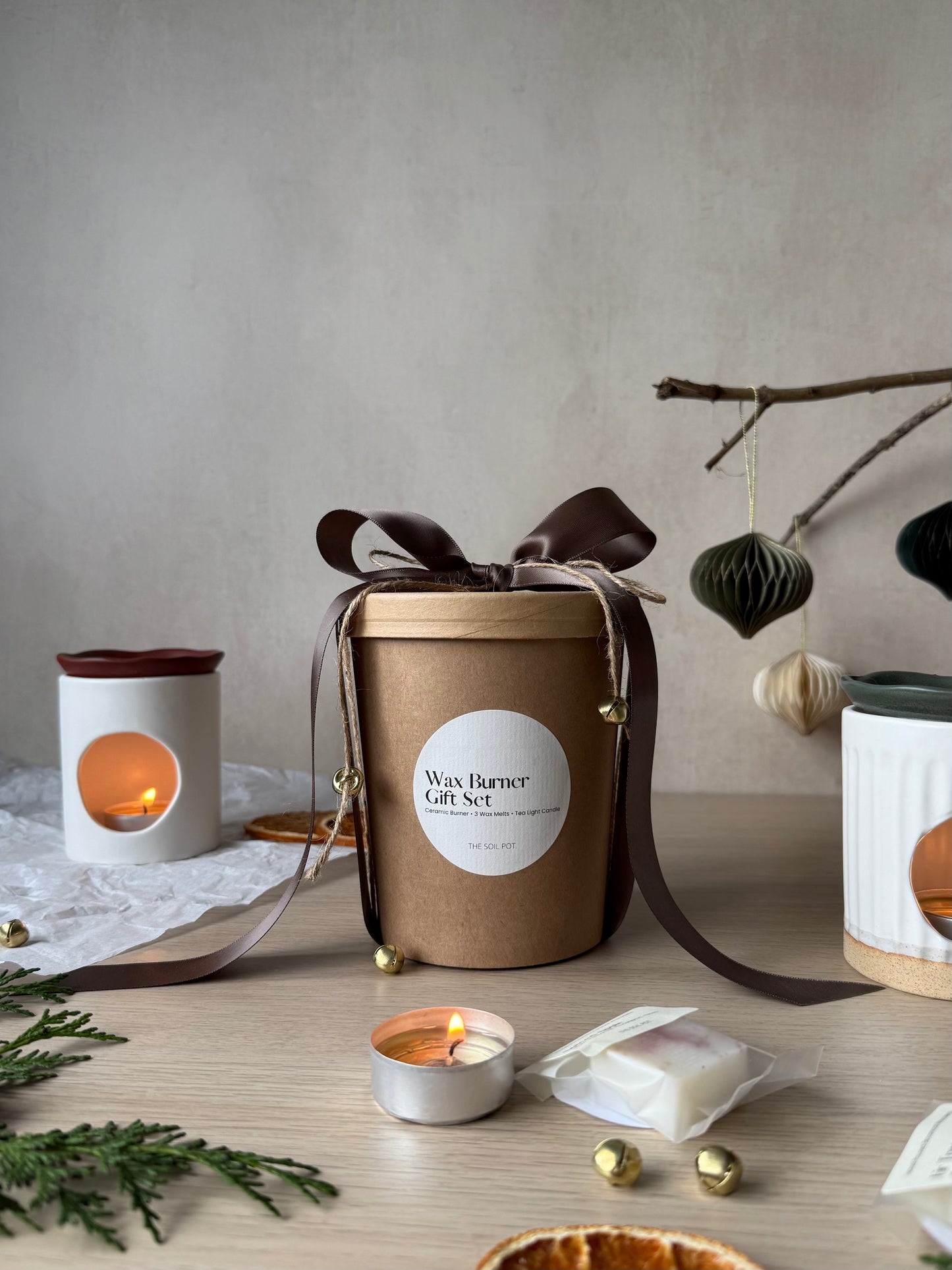 Christmas Wax Burner Gift Set