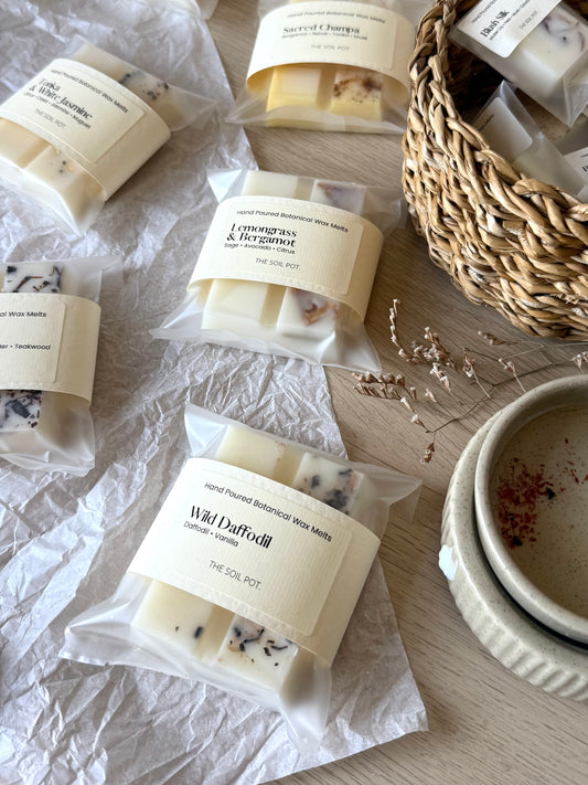 Botanical Wax Melt Samples & Snap Bars, Vegan Friendly Home Fragrance