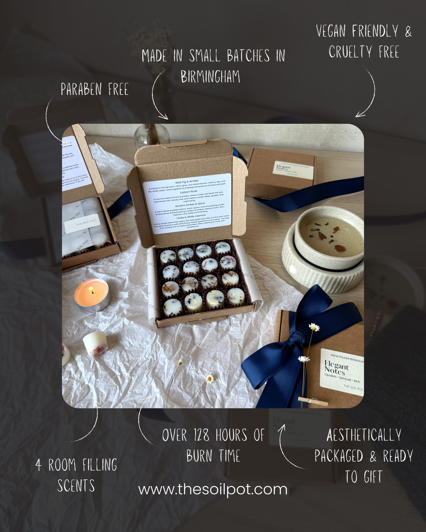 Elegant Notes -  Wax Melt Selection Box