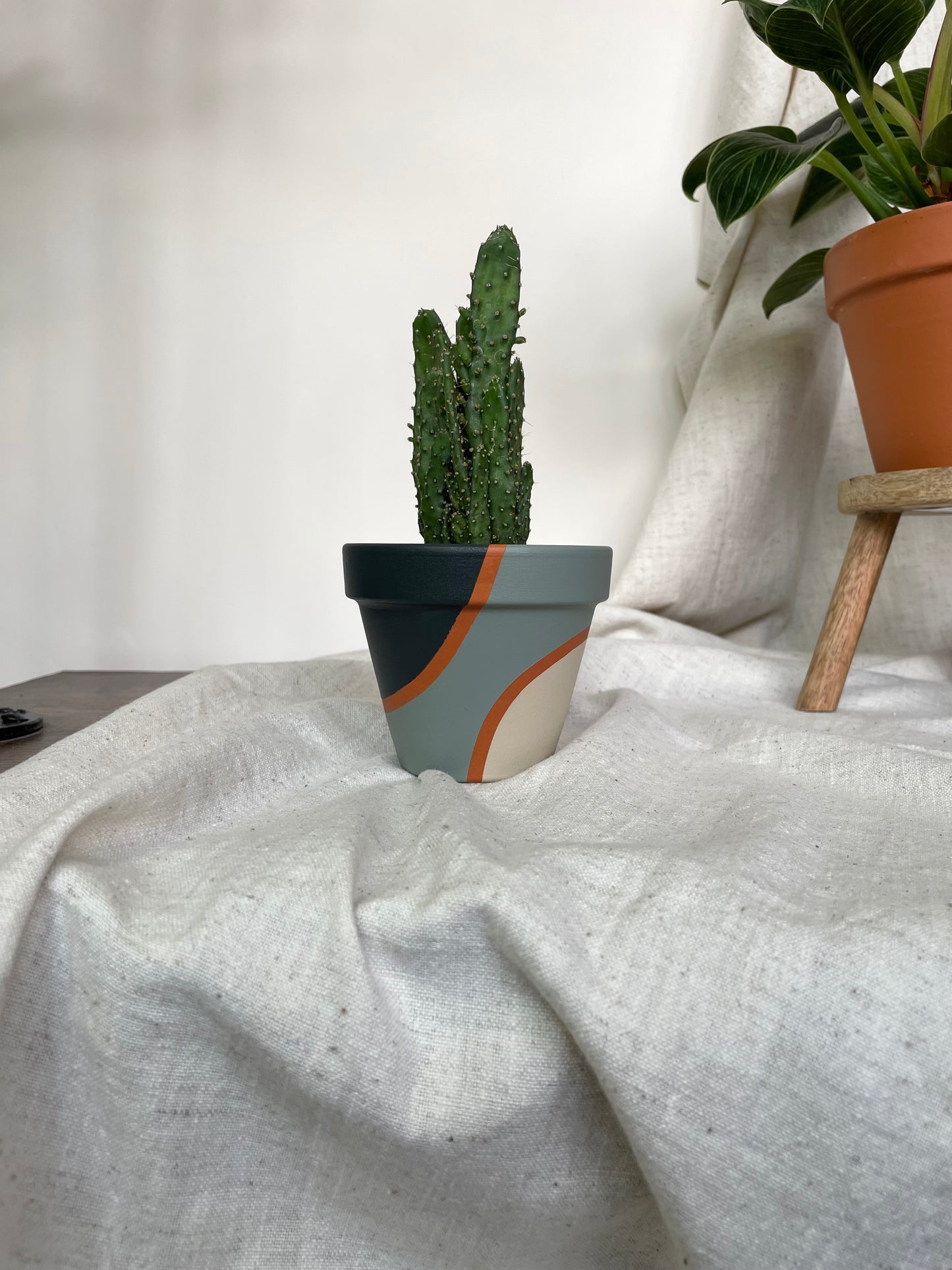 Erin - Hand Painted Plant Pot