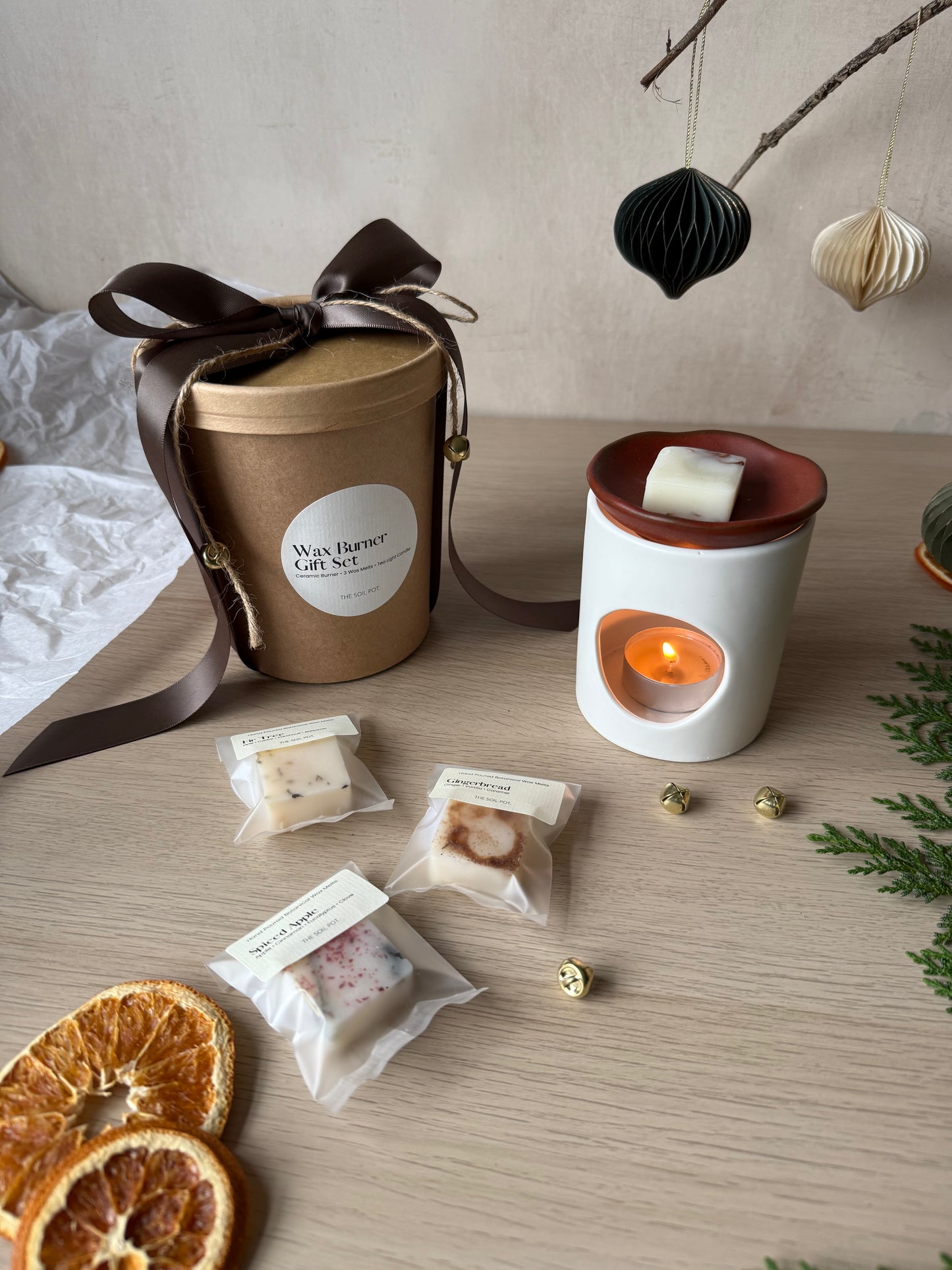 Christmas Wax Burner Gift Set