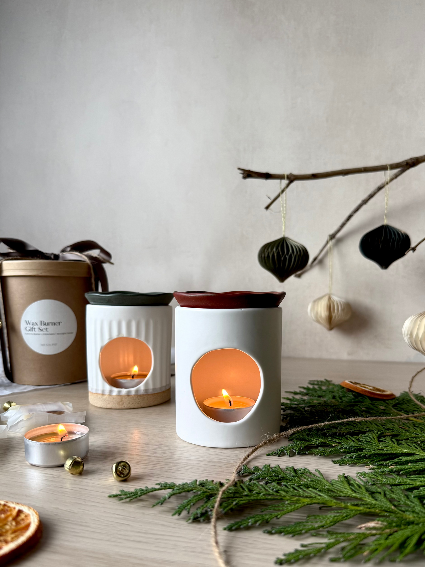 Christmas Wax Burner Gift Set