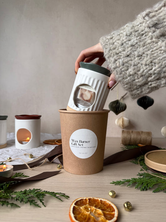 Christmas Wax Burner Gift Set