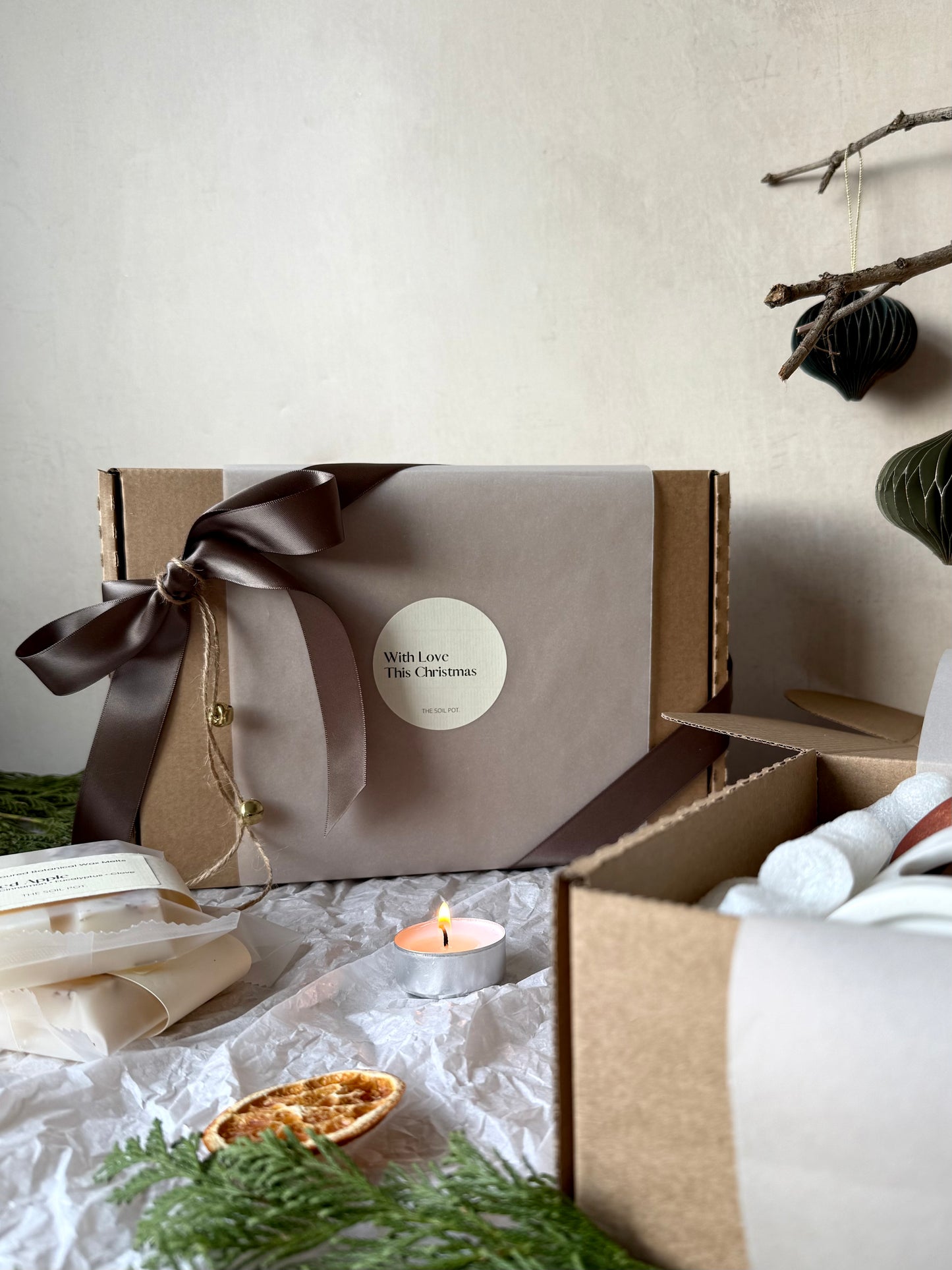 Christmas Wax Burner Gift Set with Snapbars