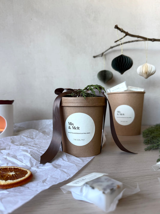 Festive Mix & Melt - Wax Melt Sample Tub, Wax Melt Scent Discovery Box