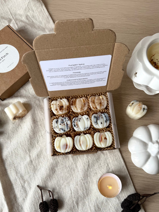 Pumpkin Wax Melts, Autumn Wax Melt Gift Box